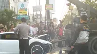 Pengemudi Lamborghini Tabrak Pemotor di Kelapa Gading Tak Ditahan