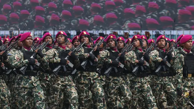 HUT ke-80 TNI, Kekuatan Militer Indonesia Posisi 13 di Dunia