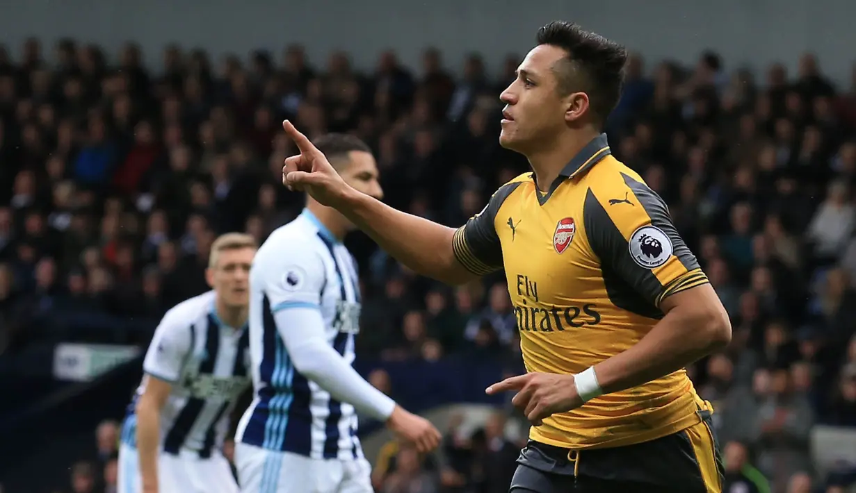3. Alexis Sanchez (Arsenal) - 18 Gol. (AFP/Lindsey Parnaby)