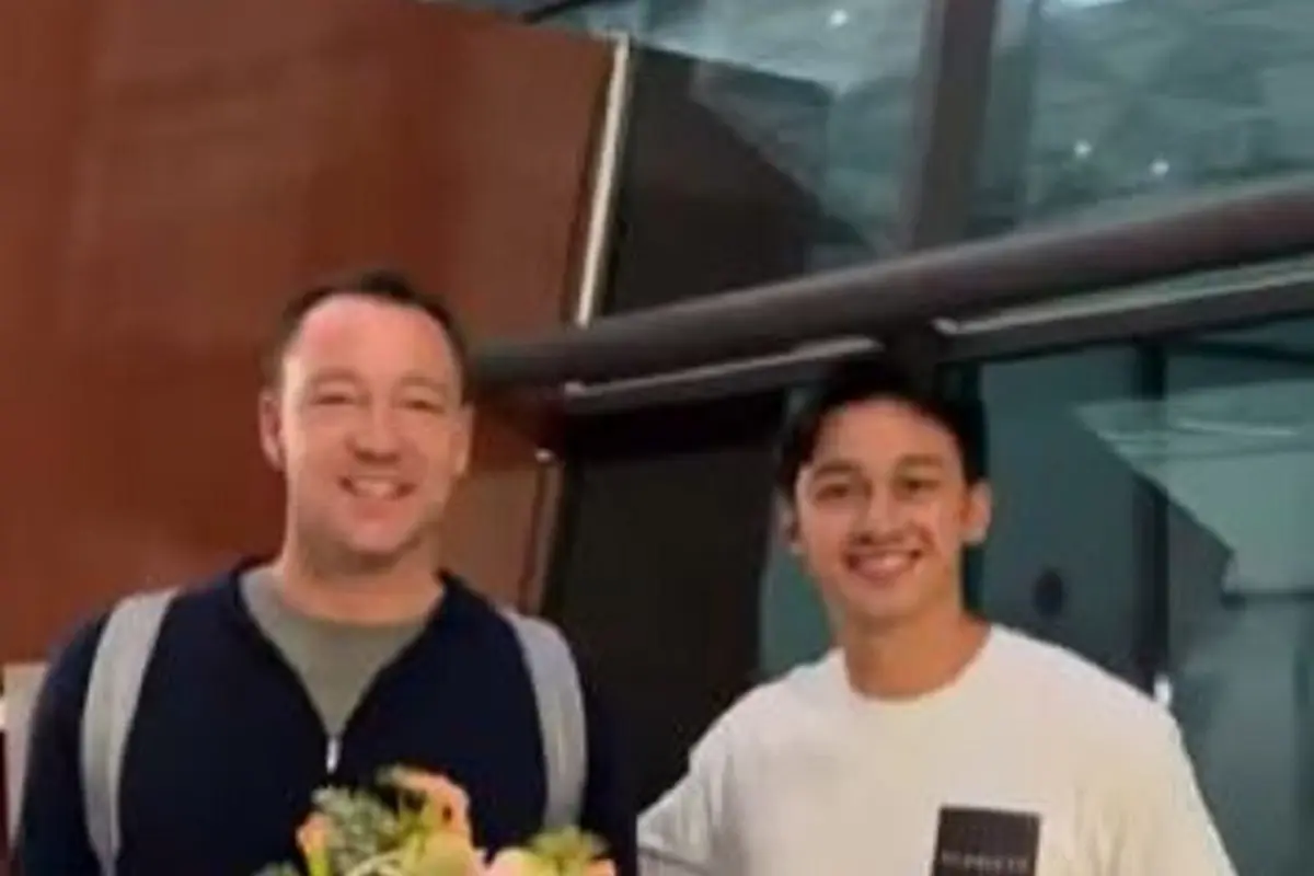 Immanuel Caesar Hito, John Terry, Alessandro Nesta (Foto: Instagram/@hitocaesar)
