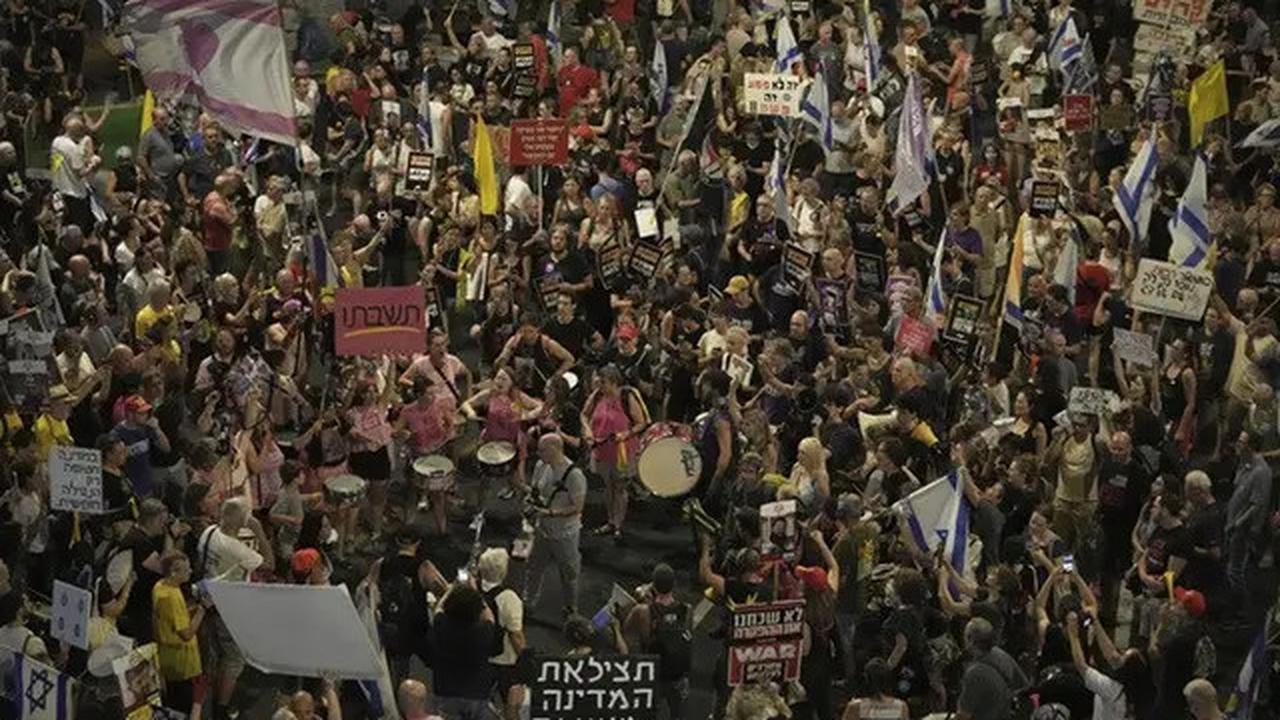 Ratuan Ribu Warga Israel Demo Desak Pembebasan Sandera dan Hentikan Perang Gaza
