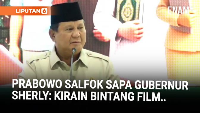 Meriah Kelakar Prabowo Sapa Gubenur Sherly Depan Menteri-Menteri: Kirain Bintang Film