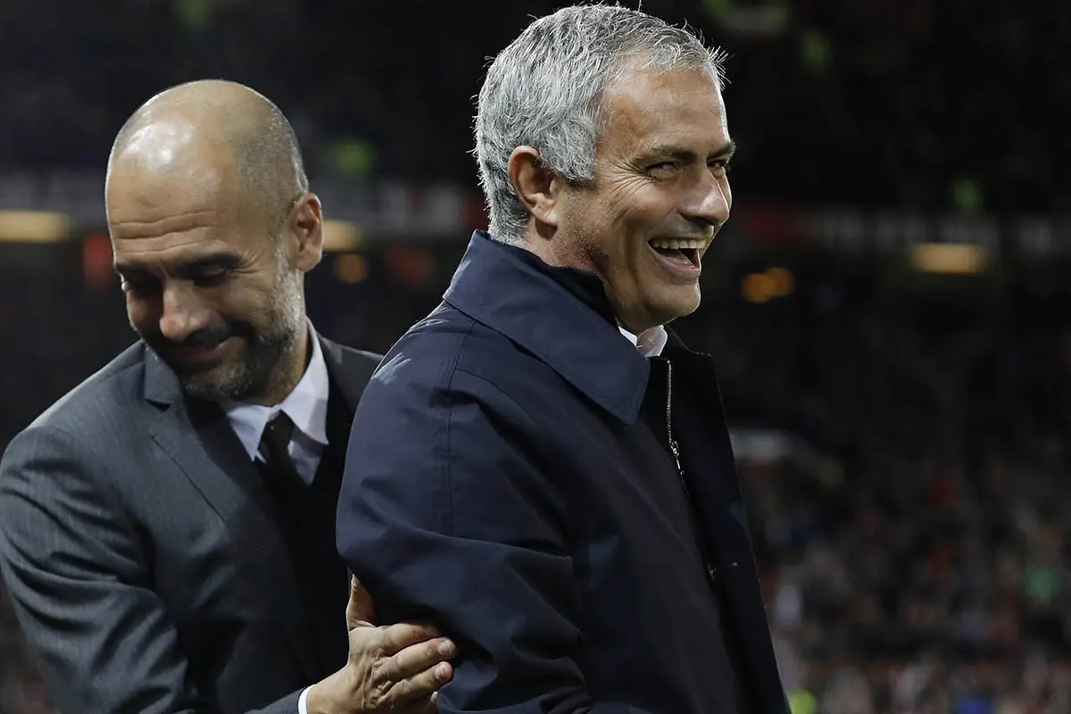 Jose Mourinho dan Pep Guardiola