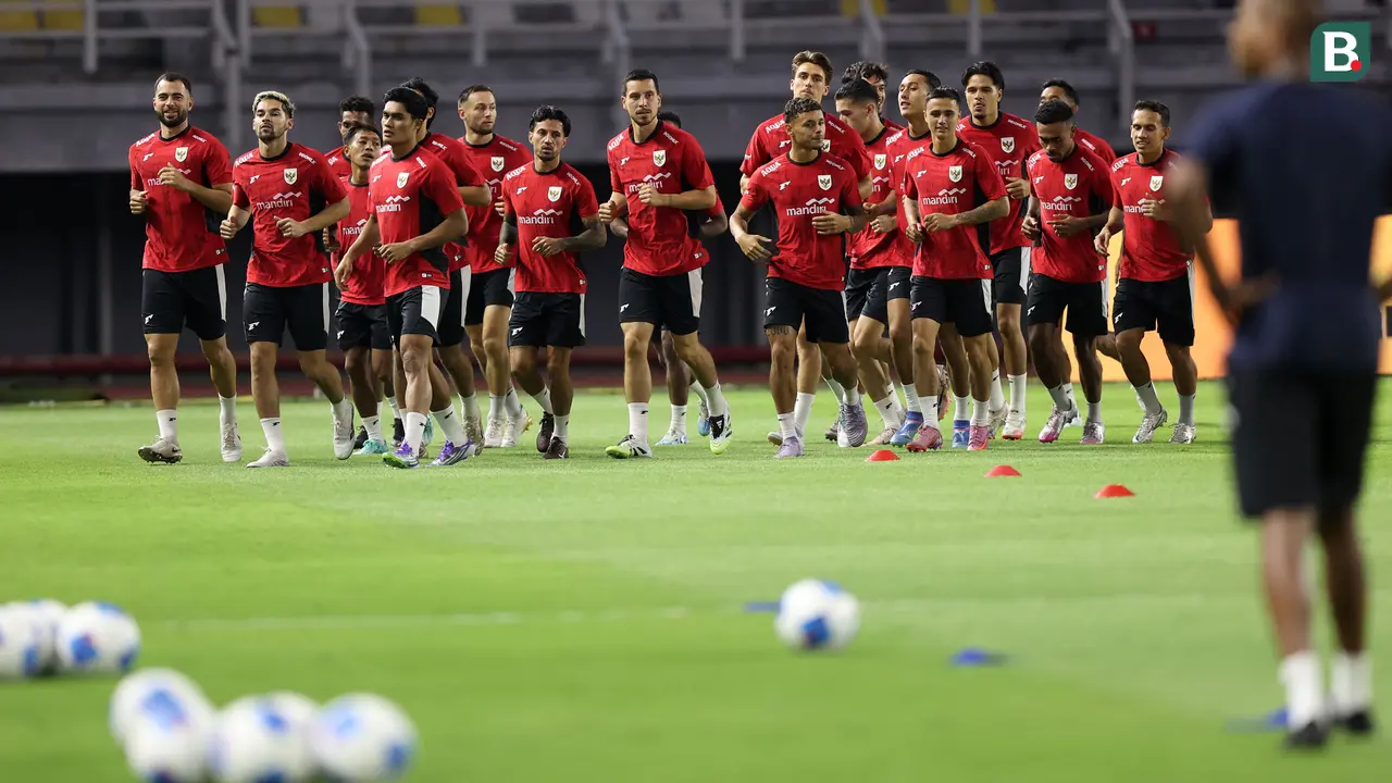 Foto: Siap Debut! Miliano Jonathans dan Mauro Zijlstra Tampak Jalani OT Timnas Indonesia Jelang Lawan Chinese Taipei