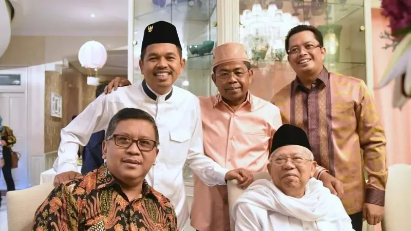 Bupati Dedi Mulyadi bertemu Sejken Golkar Idrus Marham dan Sekjen PDIP Hasto Kristyanto