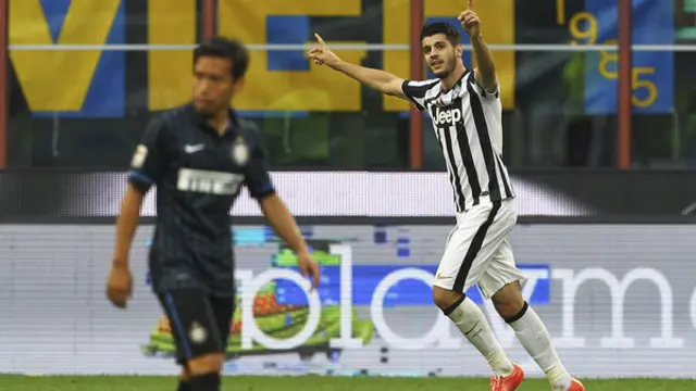 Juventus sukses memetik poin penuh di laga pekan ke-36 Liga Italia Serie A. Menghadapi Inter Milan di Giuseppe Meazza, Sabtu (16/5/2015) malam WIB, I Bianconeri menang dengan skor 1-2.