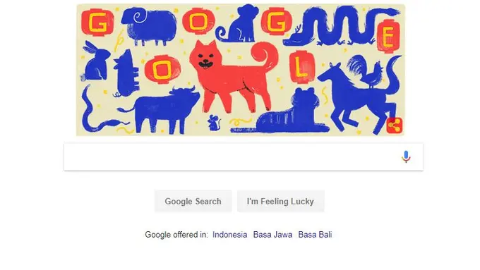 [Bintang] Peringati Imlek, Google Doodle Hari Ini Tampilannya Cute Banget!