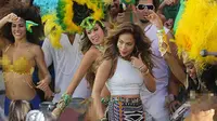 Jennifer Lopez Semangat Syuting Video untuk Lagu Piala Dunia 2014