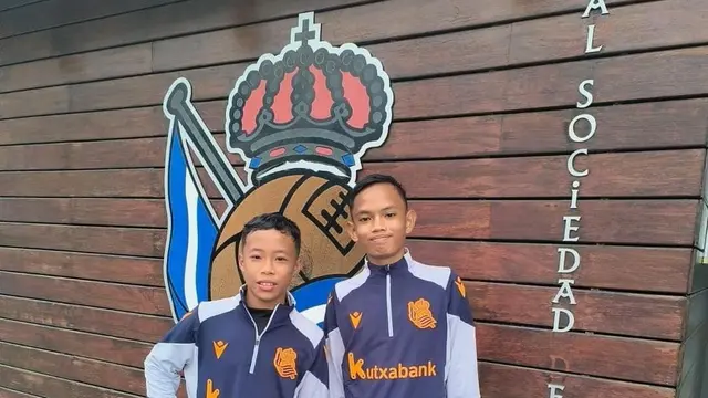 2 Pemain Muda Indonesia Berlatih di Klub LaLiga Real Sociedad