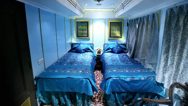 Interior Palace on Wheels, India.