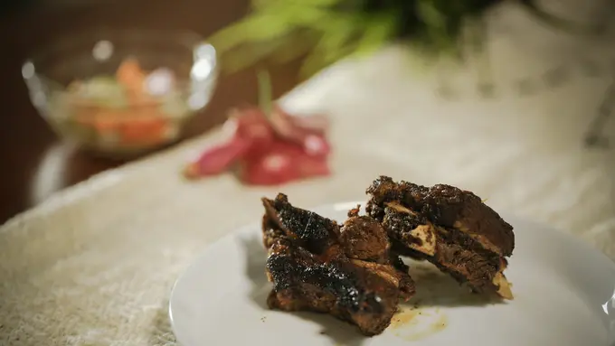 oseng daging kambing