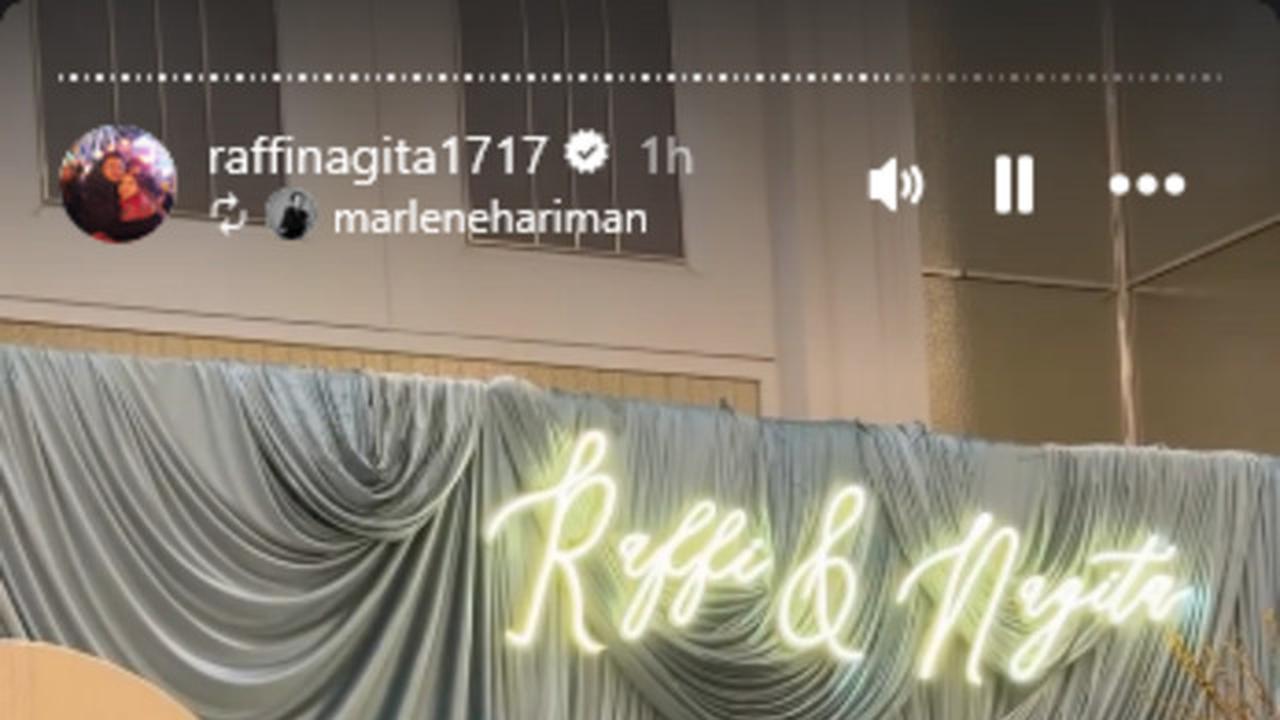 Potret Dekorasi Panggung Acara Ultah Raffi-Nagita yang Elegan dan Artistik