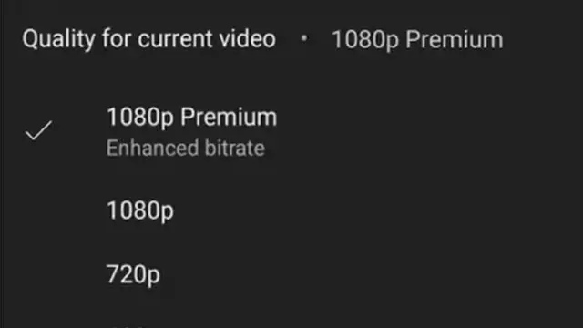 Kualitas Video 1080p YouTube Premium
