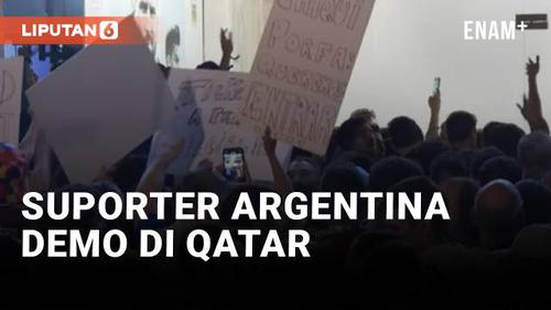 VIDEO: Fans Argentina Demo Jelang Final Piala Dunia, Soal Apa?