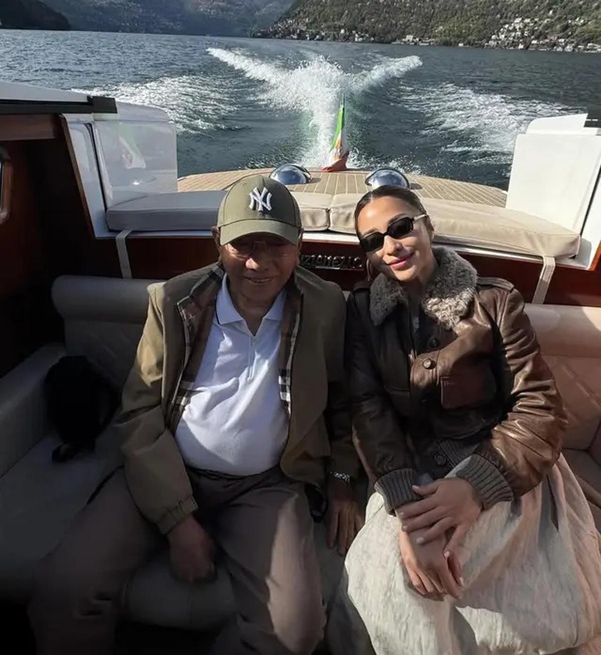 6 Gaya Old Money Nikita Willy Rayakan Ulang Tahun Putranya Issa ke-3 Naik Perahu di Danau Italia