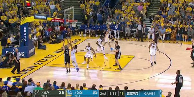 VIDEO : Cuplikan Pertandingan Playoffs NBA, Warriors 113 vs Spurs 92