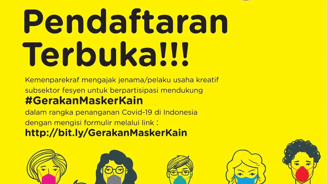 Panggilan bagi Desainer Lokal untuk Ikut Gerakan Masker Kain