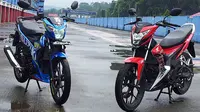 All new Suzuki Satria F150 vs New Honda Sonic 150