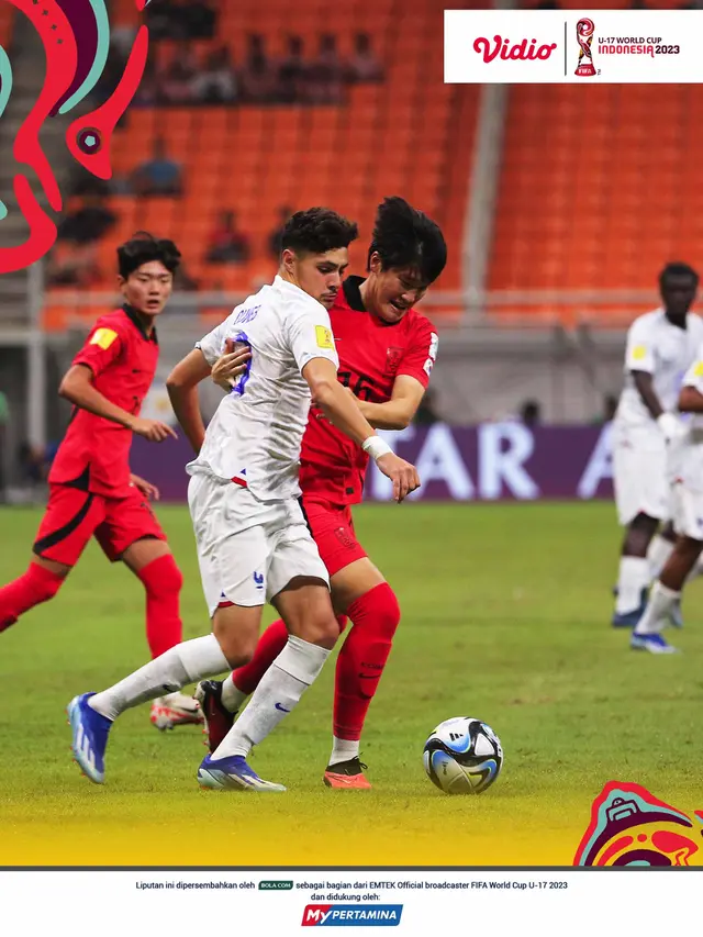 Piala Dunia U-17 - Prancis Vs Korsel Piala Dunia U-17 dengan Logo MyPertamina