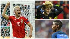 Inilah 6 bintang yang tampil dengan gaya rambut beda di Piala Eropa 2016. (AFP)