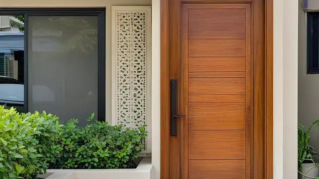 Model Pintu Rumah 1 Pintu Terbaru yang Estetik dan Elegan, Lagi Tren di 2025