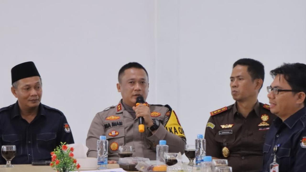 Coffee Morning, Kapolres Rohil Minta Timses Paslon Dingin Suasana di Rohil
