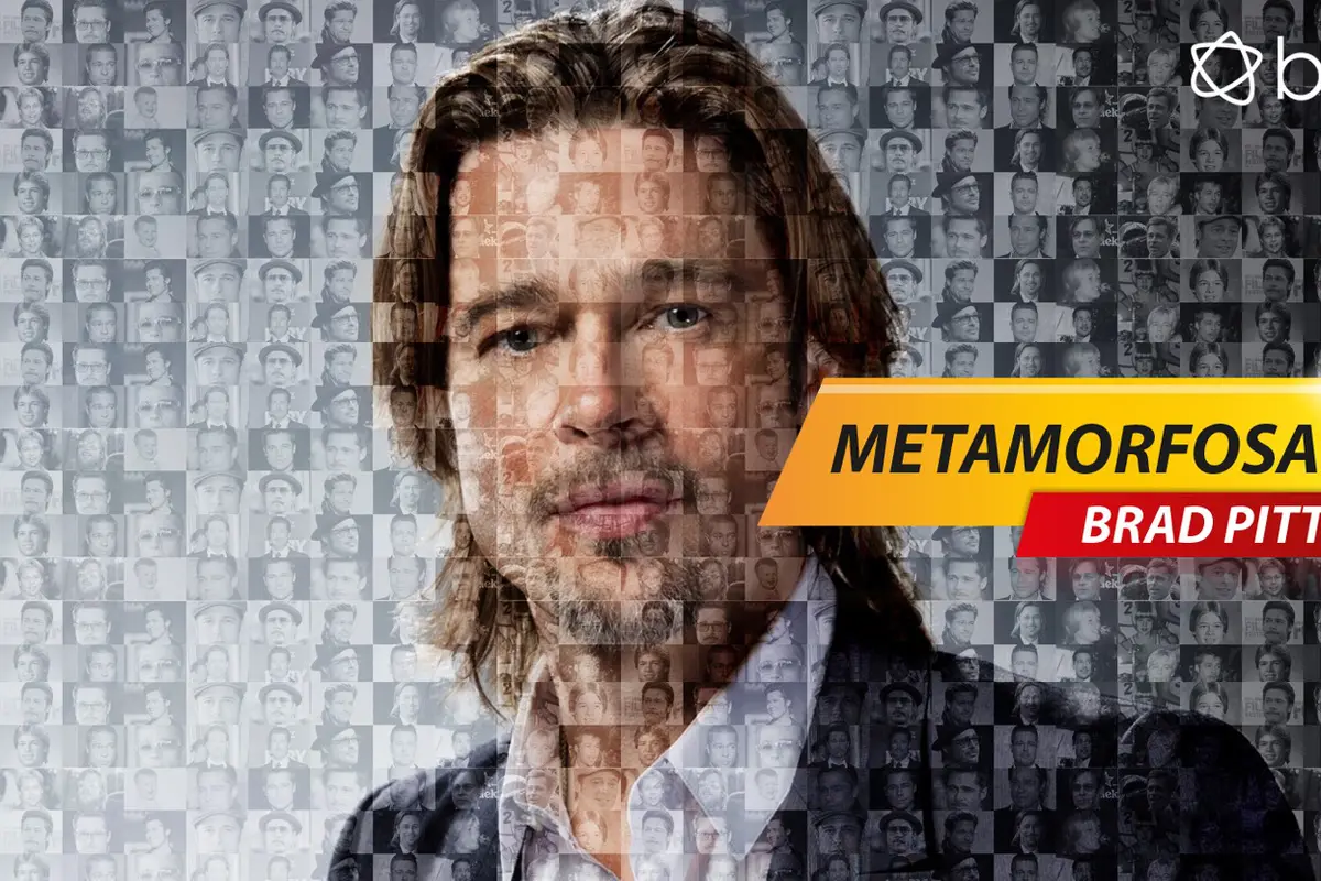 Metamorfosa Brad Pitt. (Foto: AFP/Bintang.com, Digital Imaging: Muhammad Iqbal Nurfajri/Bintang.com)
