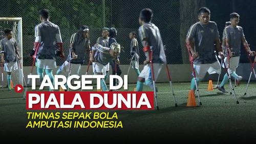 VIDEO: Target Timnas Sepak Bola Amputasi Indonesia di Piala Dunia Turki 2022