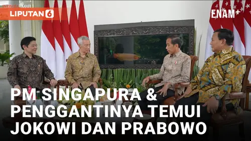 VIDEO: Presiden Jokowi dan Prabowo Adakan Pertemuan dengan PM Singapura dan Penggantinya