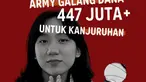 From Army To Kanjuruhan With Love. Sebagai bentuk empati dan solidaritas antara keluarga Tanah Air,  ARMY BTS di Indonesia menggalang dana untuk tragedi. Proses galang dana dari ARMY Indonesia untuk tragedi Kanjuruhan berawal dari sebuah unggahan di ...