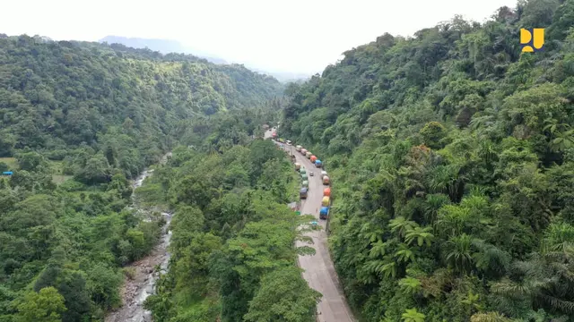 Minimalisir Risiko Kecelakaan Jalur Sitinjau Lauik, Menteri PU Doddy Hanggodo Groundbreaking Flyover Panorama I di Padang