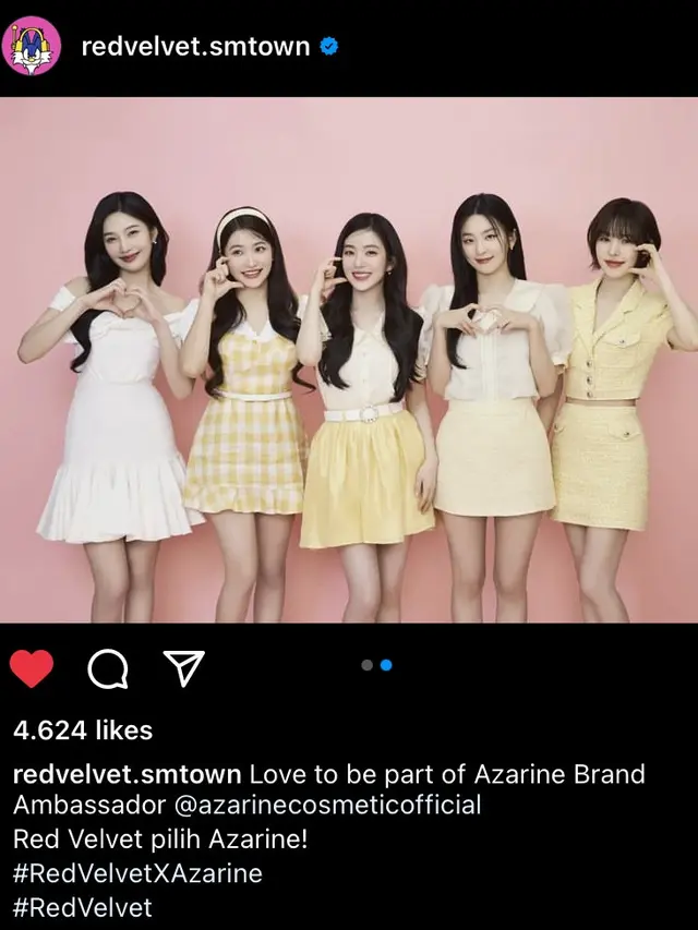 Surprise Banget! Red Velvet Spill Brand Makeup Lokal Pilihannya di Instagram