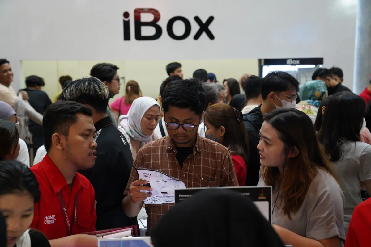 Home Credit sebagai salah satu mitra pembiayaan iBox, turut menawarkan promo cicilan bunga 0% di Jakarta Fair Kemayoran