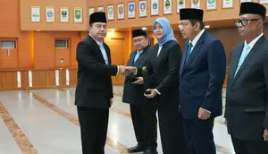 Lantik Empat Pejabat Baru, Sekjen Kemendagri Minta Evaluasi Program
