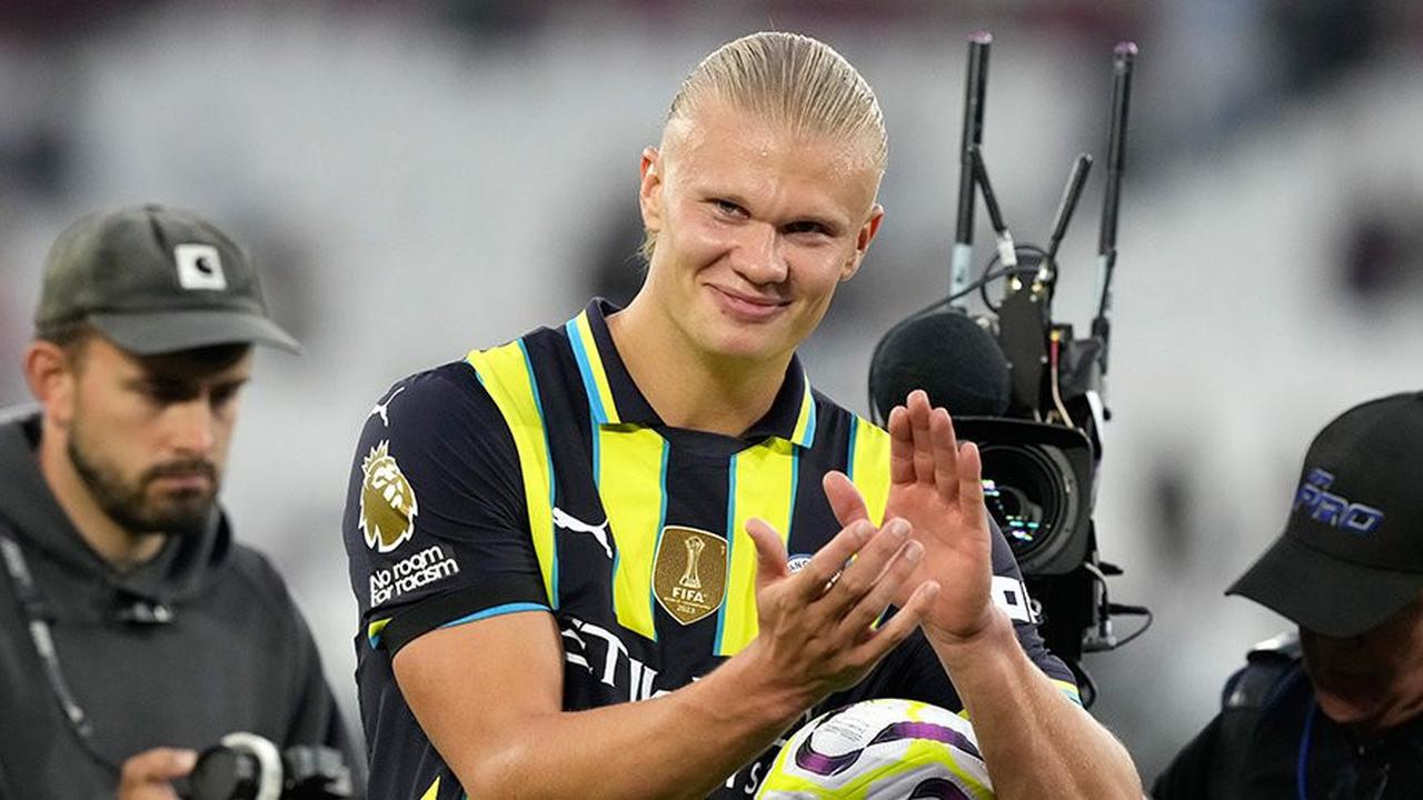 Man City Ganas: 3 Laga, 3 Kemenangan, 9 Gol, 7 Gol oleh Erling Haaland