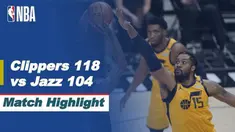 Berita Video, LA Clippers Tahan Imbang Utah Jazz di Game 4 Semifinal NBA Playoffs, Selasa (15/6/2021)