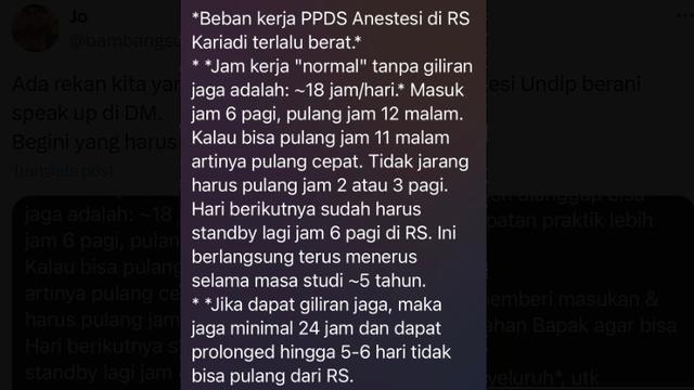 Di Balik Meninggalnya Mahasiswi PPDS Anestesi Undip, Rekan Seperjuangan Singgung Soal Jam Kerja yang Berat