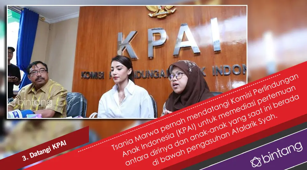 Pernikahan Tsania Marwa-Atalarik Syah, Tak Direstui hingga KPAI. (Foto: Adrian Putra, Desain: Nurman Abdul Hakim/Bintang.com)