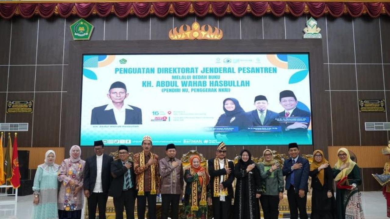 Menag Ajak Teladani Perjuangan KH Wahab Hasbullah untuk Penguatan Pesantren dan Moderasi Beragama