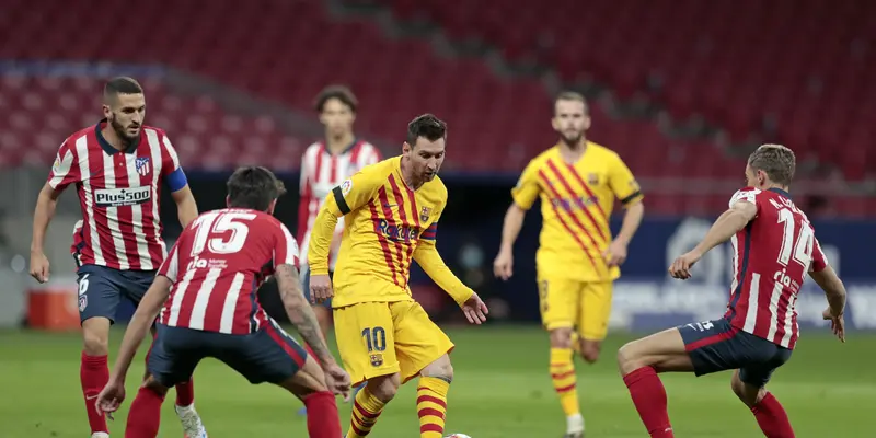 Atletico Madrid Taklukkan Barcelona di Wanda Metropolitano