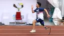 Atlet lari Asian Para Games 2018 dari negara Jepang saat latihan di Stadion Madya, Kompleks GBK, Jakarta, Kamis (4/10). Asian Para Games 2018 berlangsung di Jakarta, 6-13 Oktober dan diikuti 41 negara. (Liputan6.com/Helmi Fithriansyah)