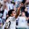 Weston McKennie merayakan golnya di laga Juventus vs Genoa di pekan ke-31 Liga Italia 2025/2026 di Allianz Stadium, Senin (06/04/2026) malam WIB. (Fabio Ferrari/LaPresse via AP)