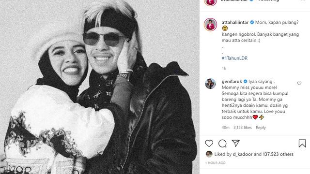 Atta Halilintar (Foto: Instagram/@attahalilintar)