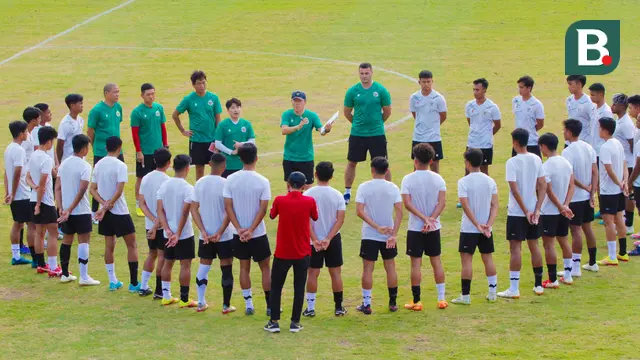 Latihan Timnas Indonesia U-20 untuk Persiapan Kualifikasi Piala Asia U-20 2023