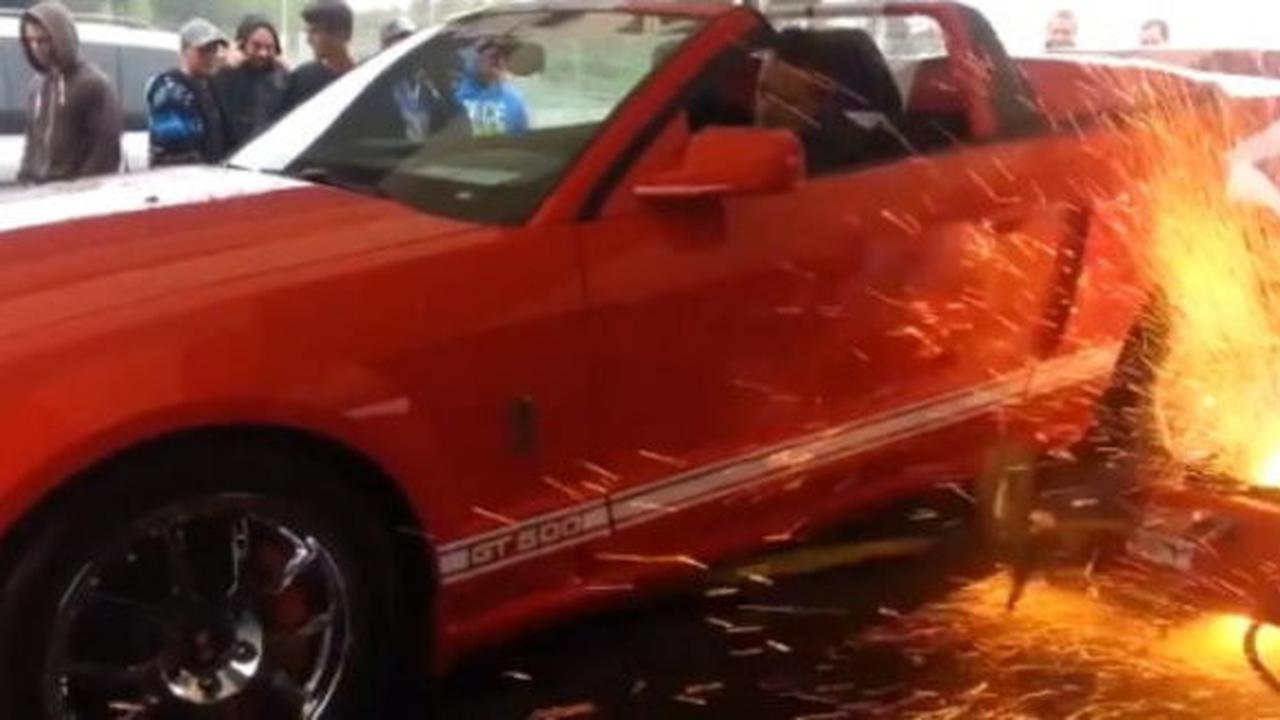 Ford Shelby GT500 hancurkan dyno test