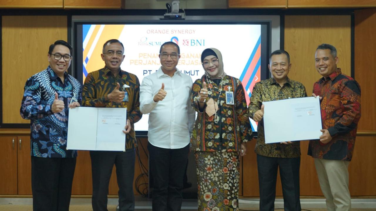 Lanjutkan Komitmen Program Orange Synergi, BNI-Bank Sumut Terbitkan Kartu Kredit Pemerintah Domestik