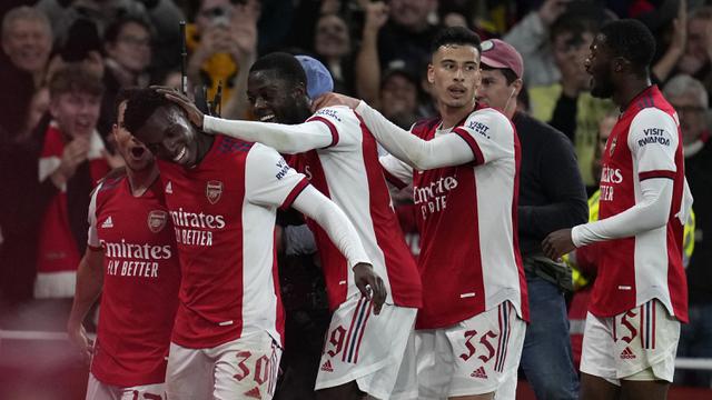 Foto: Bungkam Leeds United 2-0, Arsenal Melangkah ke Perempatfinal Carabao Cup 2021 / 2022