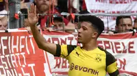 5. Jadon Sancho (Borussia Dortmund) - 11 gol dan 13 assist (AFP/Thomas Kienzle)