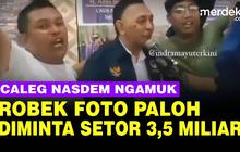 VIDEO: Heboh! Caleg Nasdem Ngamuk, Robek Foto Paloh Usai Diminta Setor Rp 3,5 Miliar