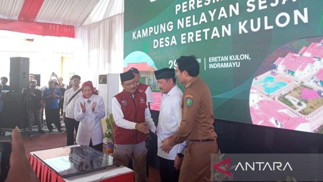 Indramayu Jadi Percontohan Nasional! 93 KK Tempati Rumah Baru di Kampung Nelayan Sejahtera Indramayu
